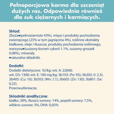 Purina Dog Chow Puppy Z Jagnięciną 14kg