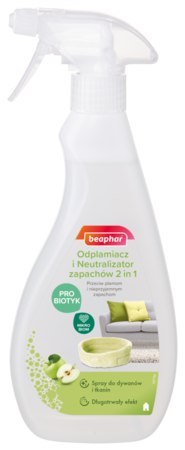BEAPHAR 2 W 1 Odplamiacz I Neutralizator Zapachów 500ml