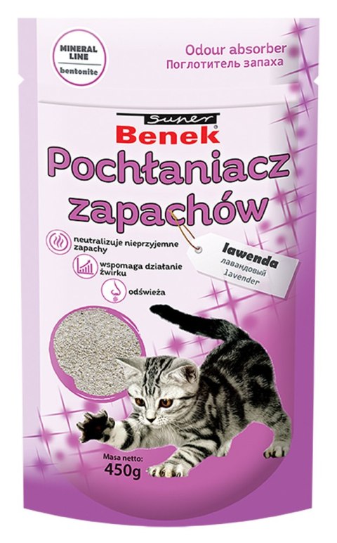 CERTECH-SUPER BENEK Pochłaniacz Zapachów Lawenda 450g