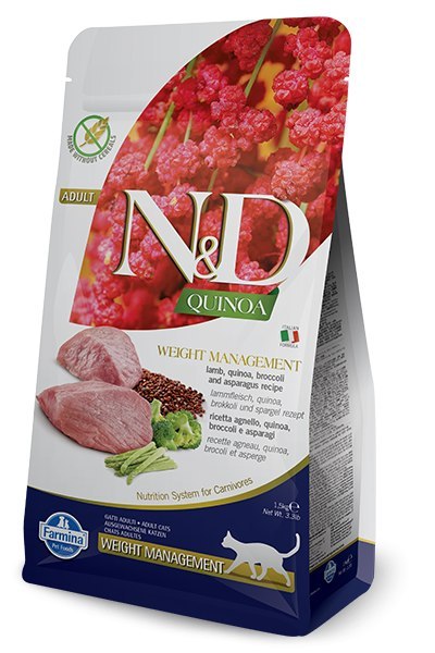 Farmina N&D Quinoa Feline Weight Management Lamb 1,5kg