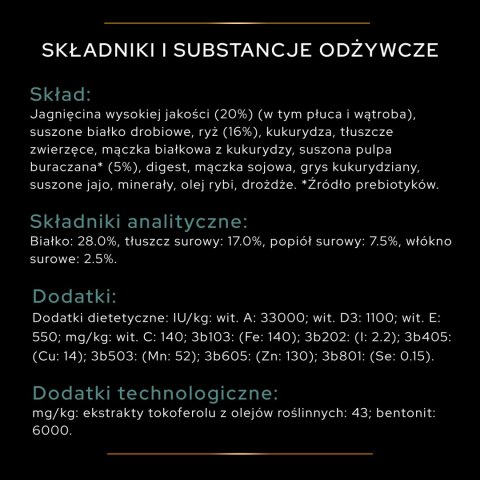 Purina Pro Plan Small & Mini Adult OptiDigest Jagnięcina 7kg