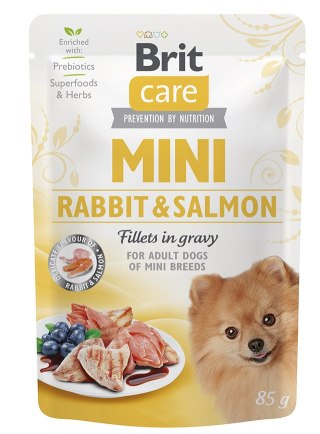 Brit Care Mini Filety W Sosie Z Królika I Łososia 85g