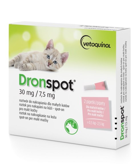 Bayer Dronspot Krople Na Robaki I Pasożyty 2x0,35ml