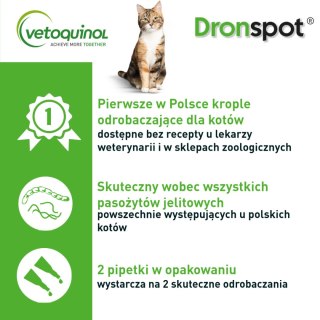 Bayer Dronspot Krople Na Robaki I Pasożyty 2x0,35ml
