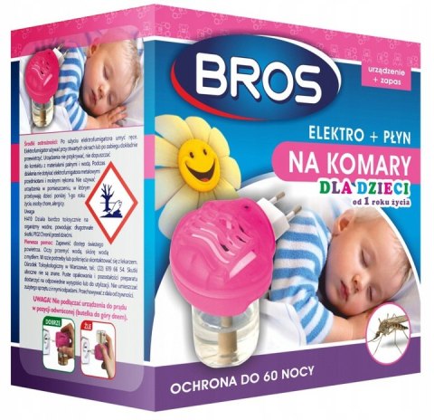 Bros Płyn Do Elektro Na Komary Dla Dzieci Od 1 Roku Życia 40ml