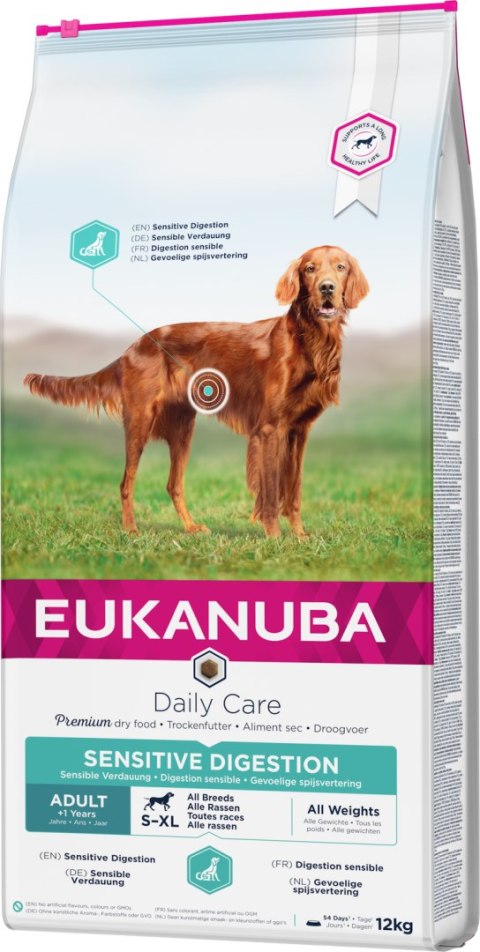 Eukanuba Daily Care Adult Sensitive Digestion 12kg