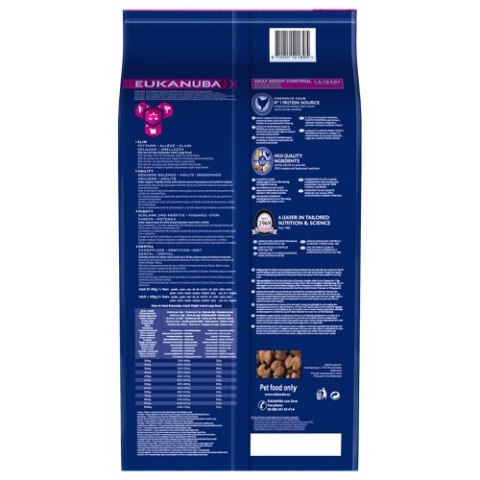 Eukanuba Adult Large Breed Weight Control Chicken 15kg