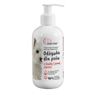 OVER ZOO Odżywka Dla Psa Do Białej I Jasnej Sierści 240ml