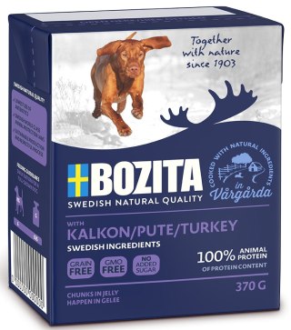 BOZITA Dog Indyk W Galarecie 370g